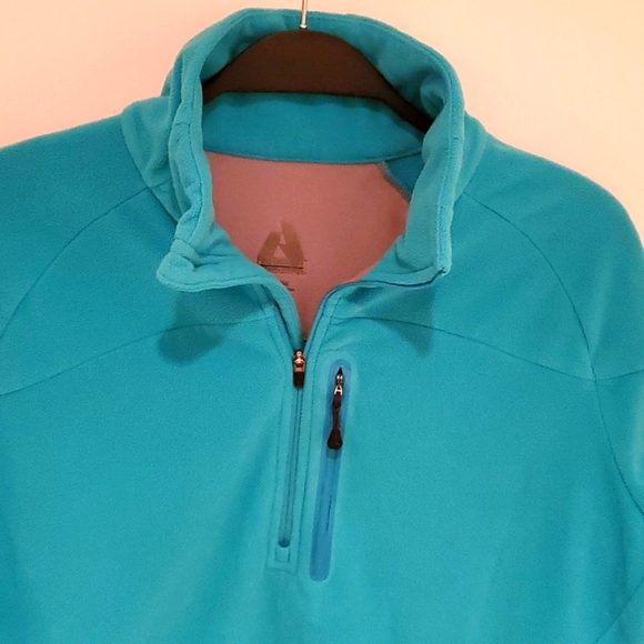 Turquoise First Ascent 1/4 Zip Fleece - Picture 2 of 6